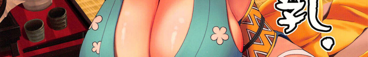 La piratessa tettona con vestiti giapponesi (One Piece)