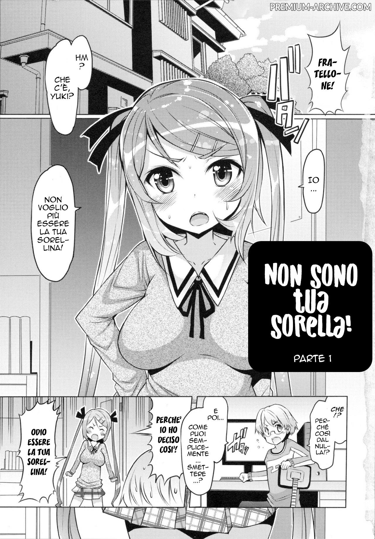 Non sono tua sorella!